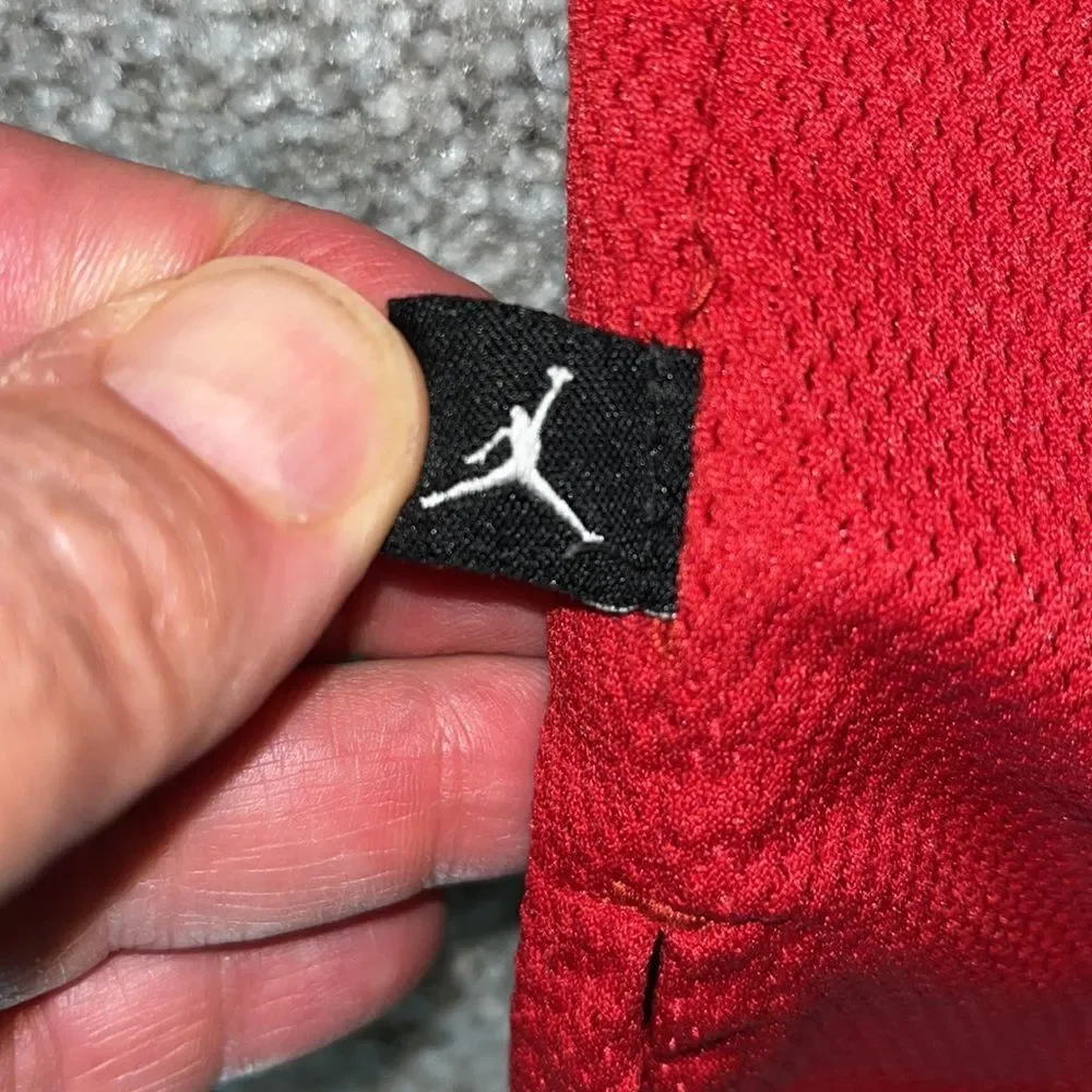 Worn Jordan Jumpman Basketball Jersey 32 Tank basketball sleeveless Jersey Shirt